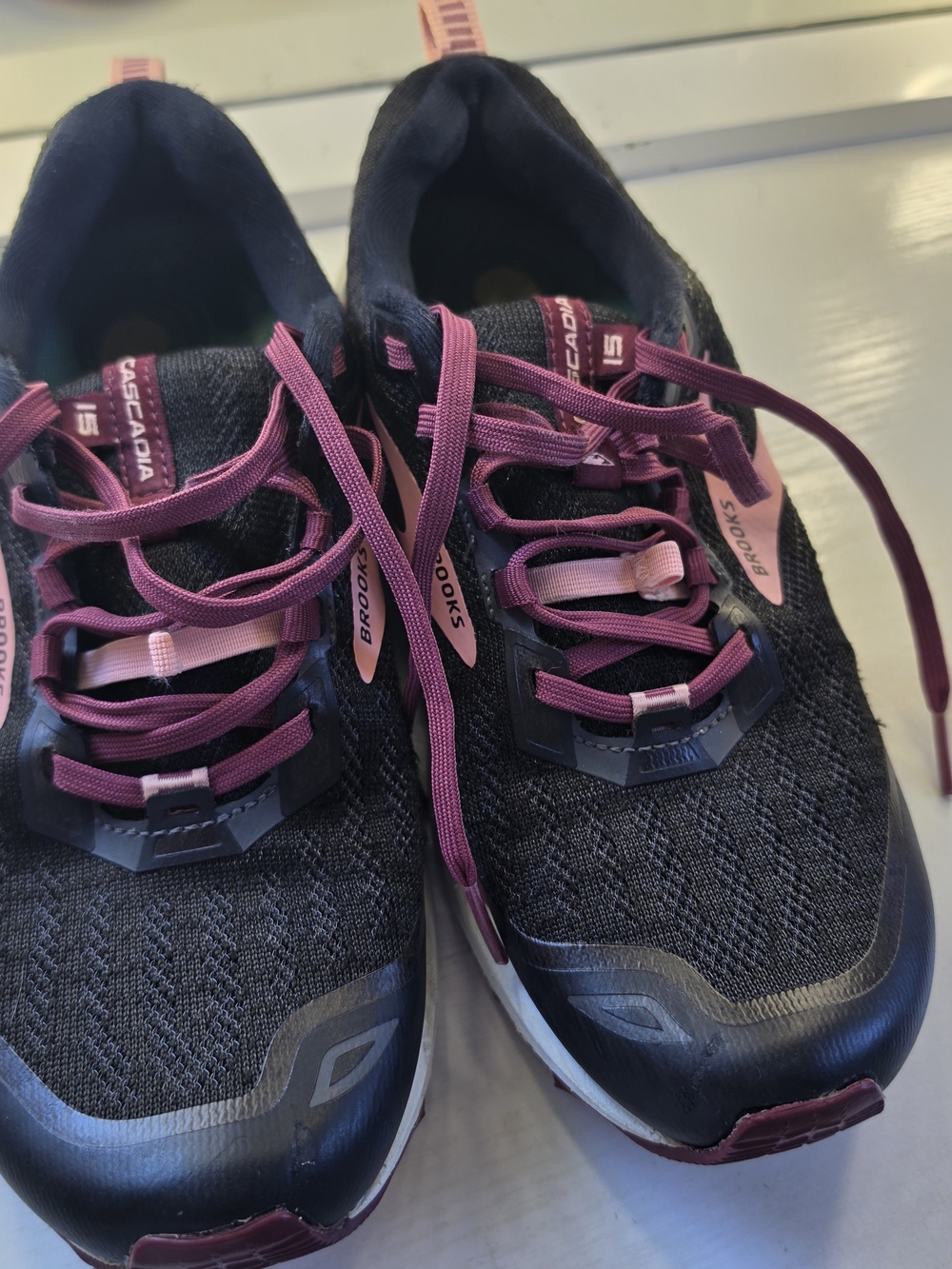 Brooks Women’s Cascadia Trail Running Shoes - Black & Pink Size 7.5